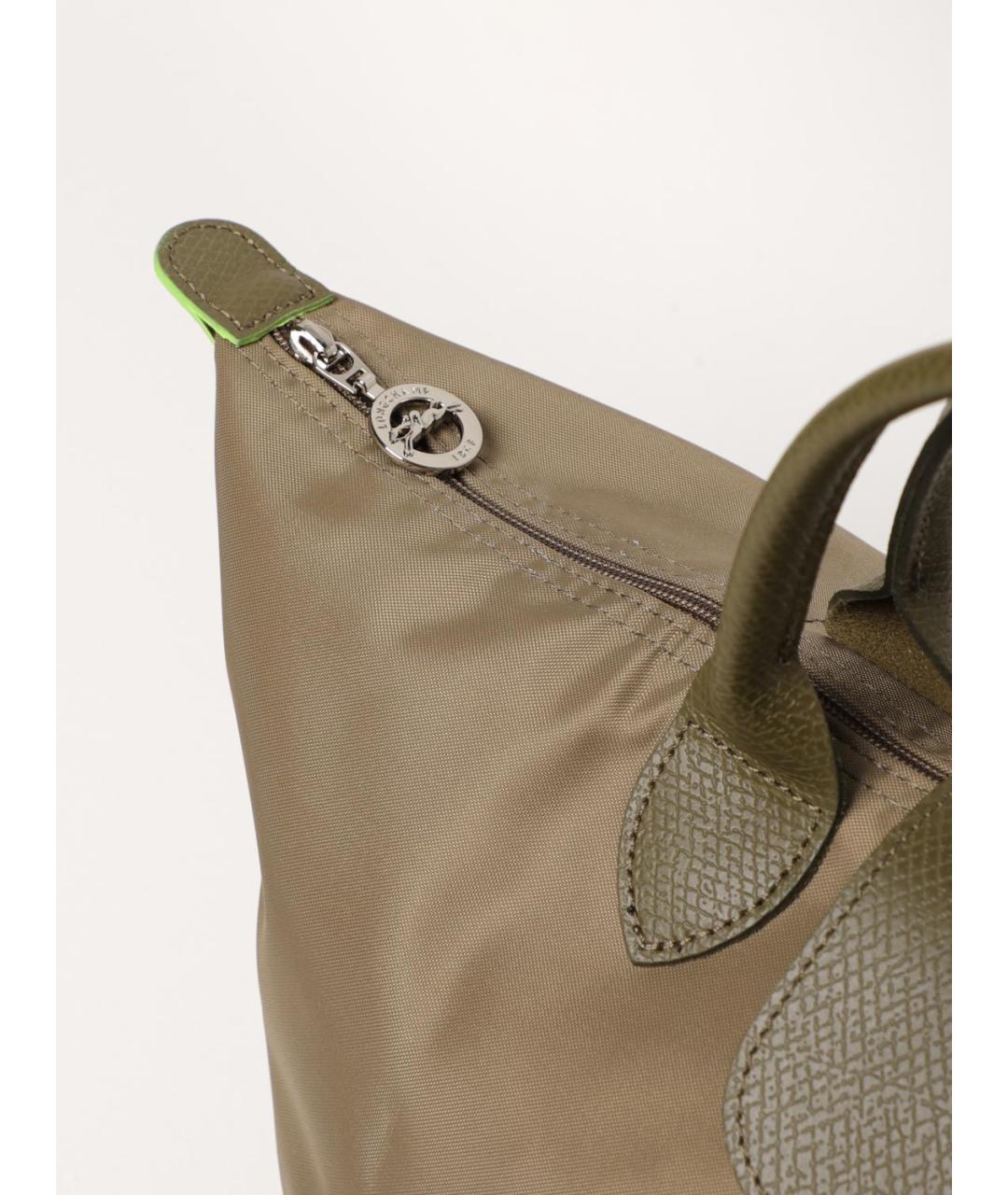 LONGCHAMP Зеленая сумка тоут, фото 3