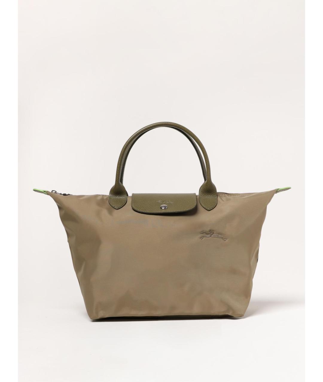 LONGCHAMP Зеленая сумка тоут, фото 5