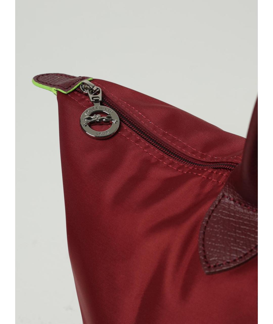 LONGCHAMP Бордовая сумка с короткими ручками, фото 3