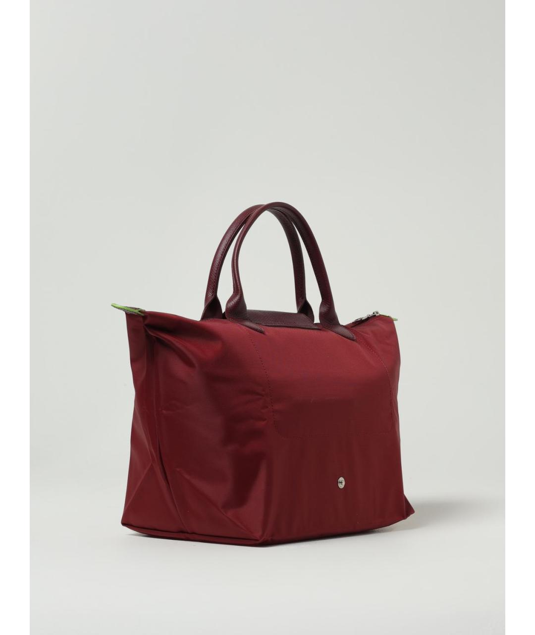 LONGCHAMP Бордовая сумка с короткими ручками, фото 2