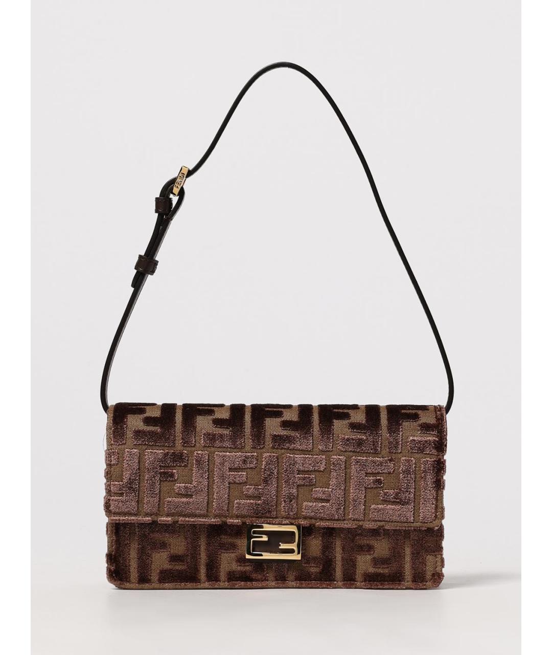 FENDI Коричневый кошелек, фото 6