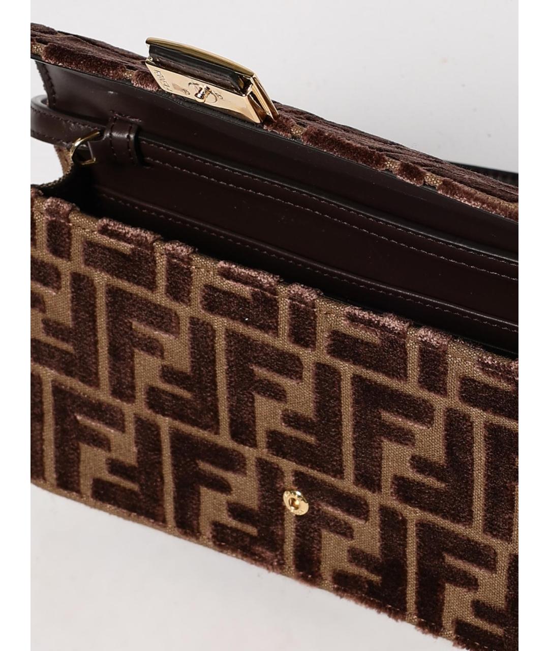 FENDI Коричневый кошелек, фото 5