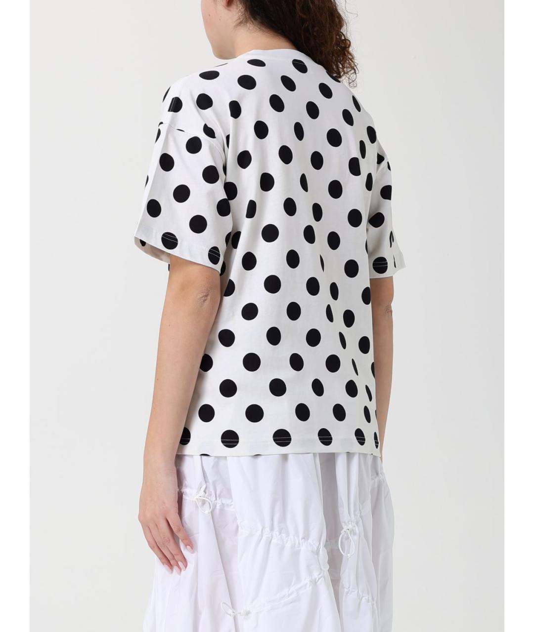 MOSCHINO Белая хлопковая футболка, фото 3