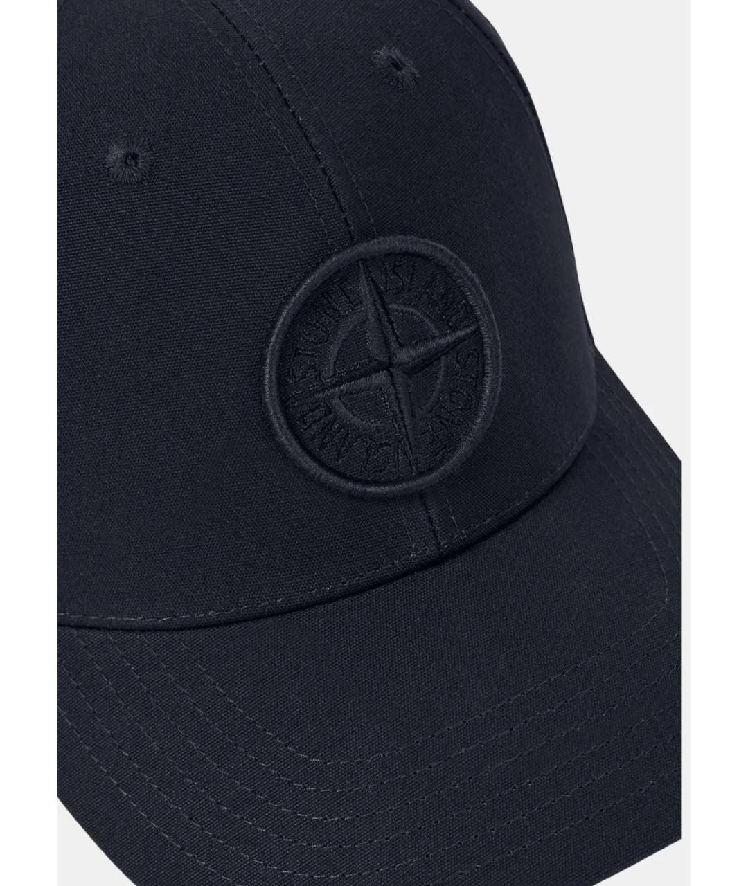 STONE ISLAND Темно-синяя кепка/бейсболка, фото 2