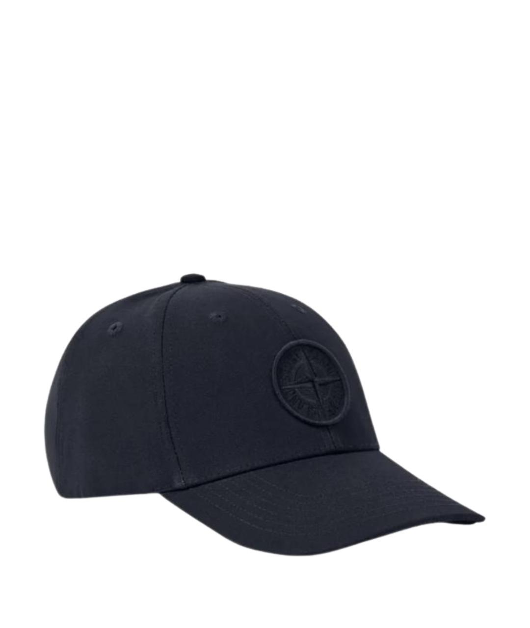 STONE ISLAND Темно-синяя кепка/бейсболка, фото 1