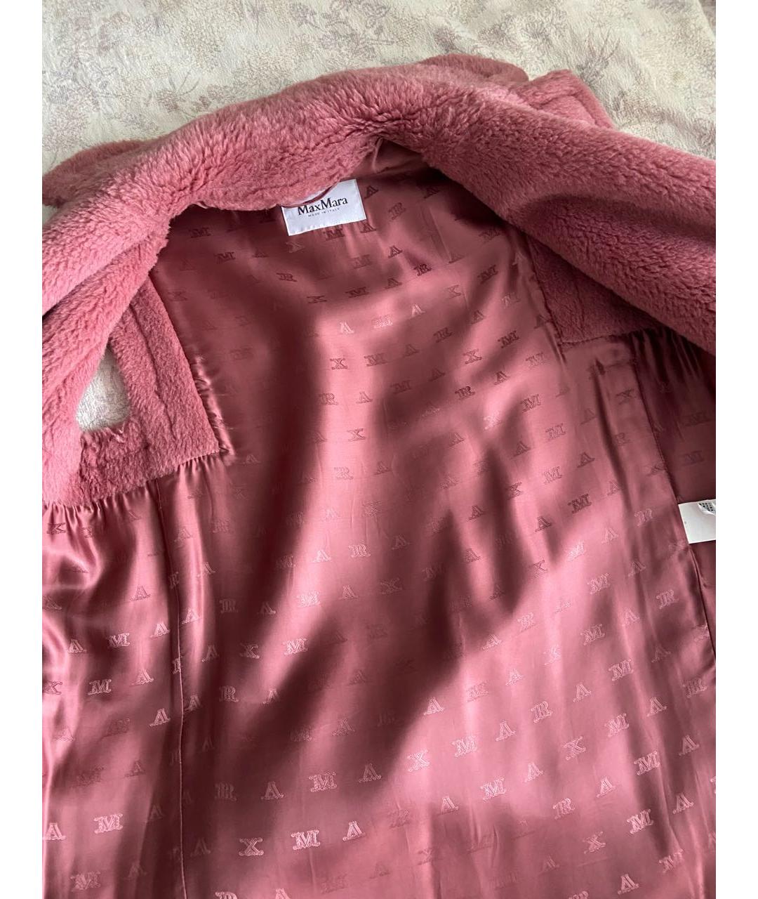 MAX MARA Розовый шерстяной жилет, фото 4