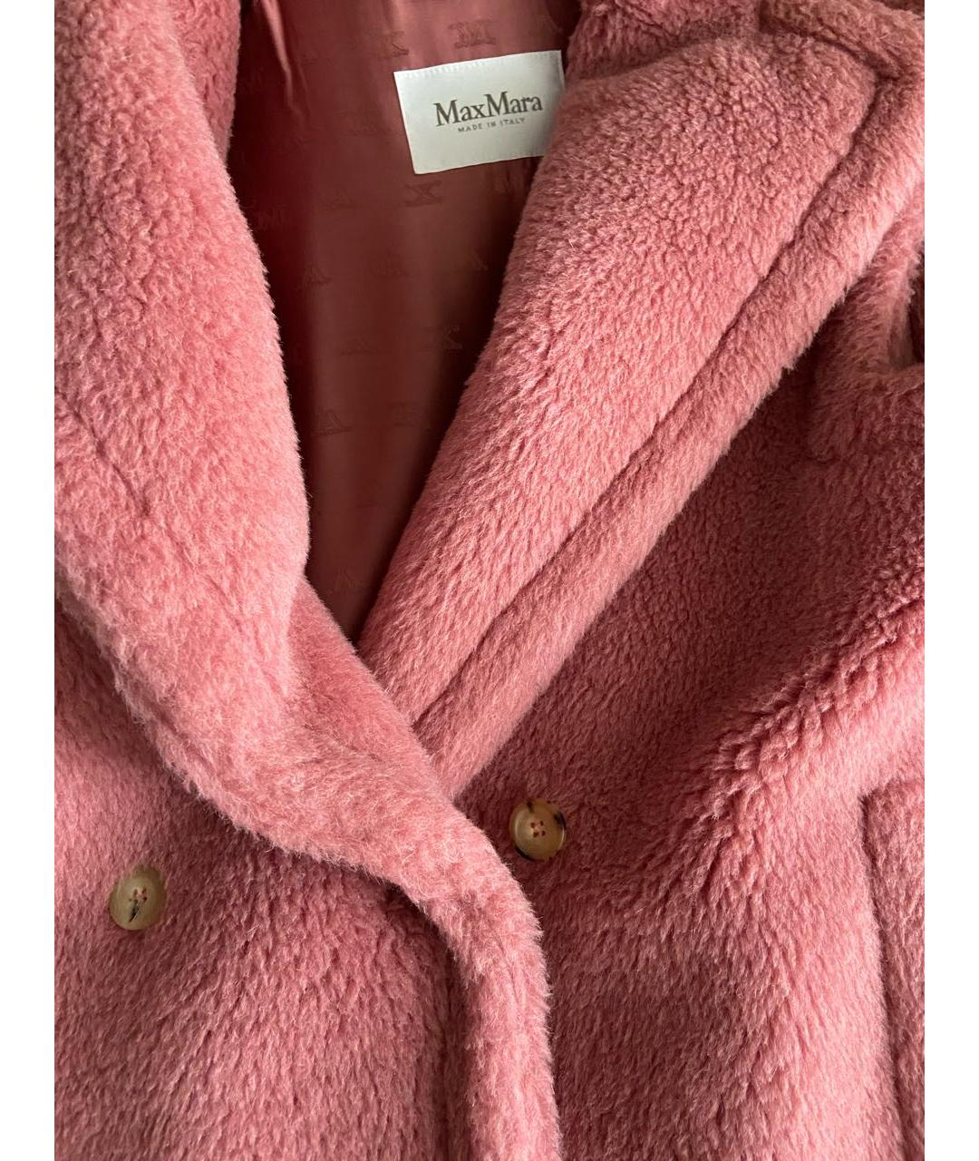 MAX MARA Розовый шерстяной жилет, фото 6