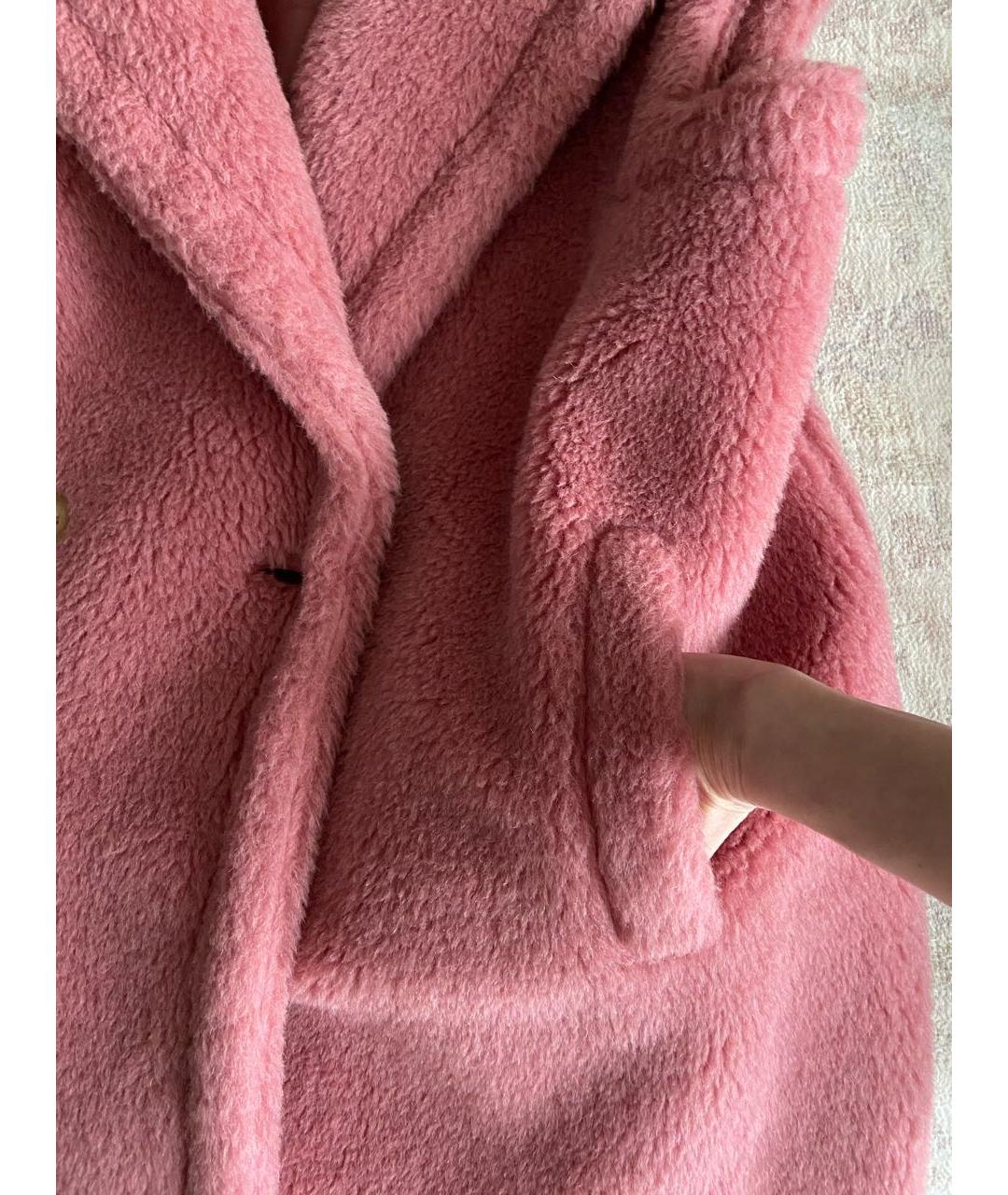 MAX MARA Розовый шерстяной жилет, фото 7