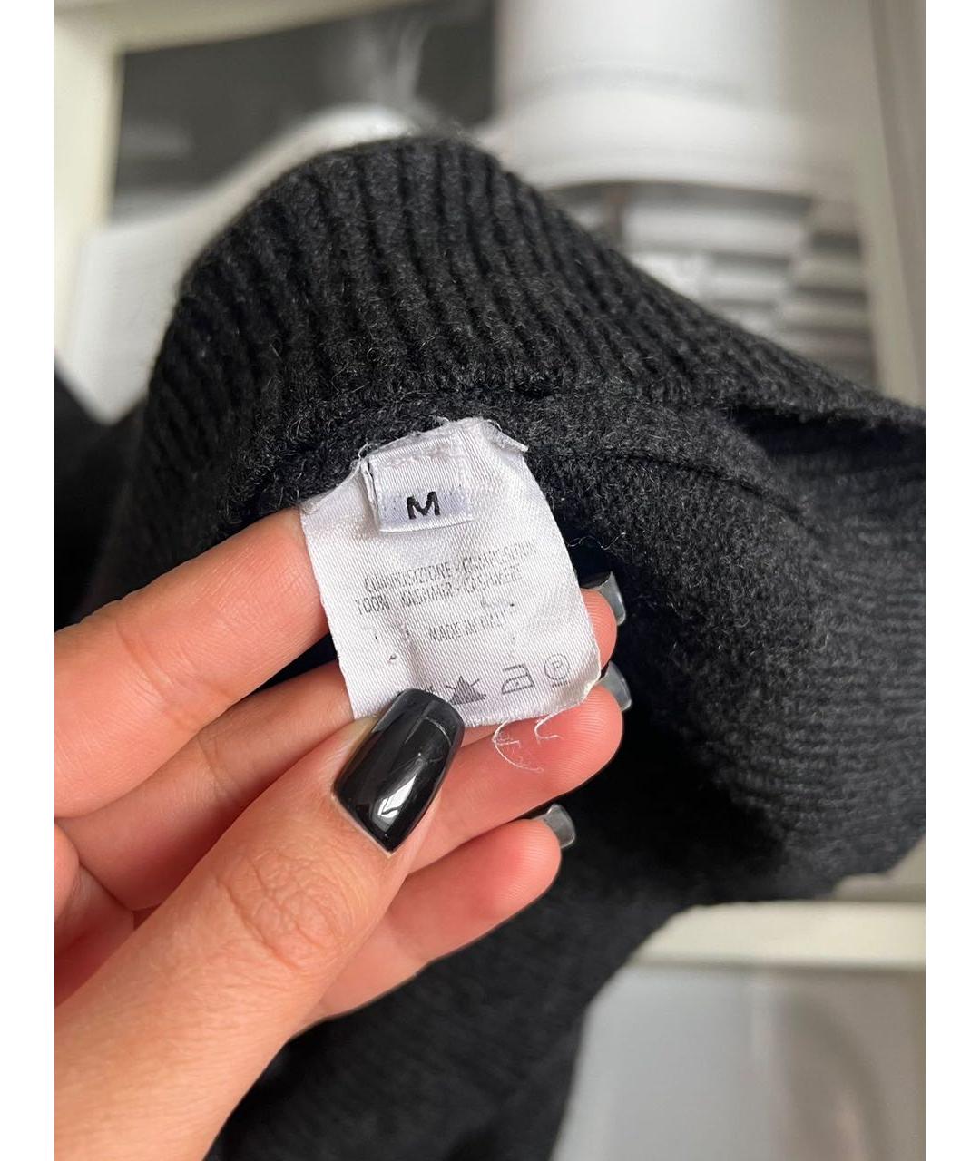 SAINT LAURENT Антрацитовый джемпер / свитер, фото 4