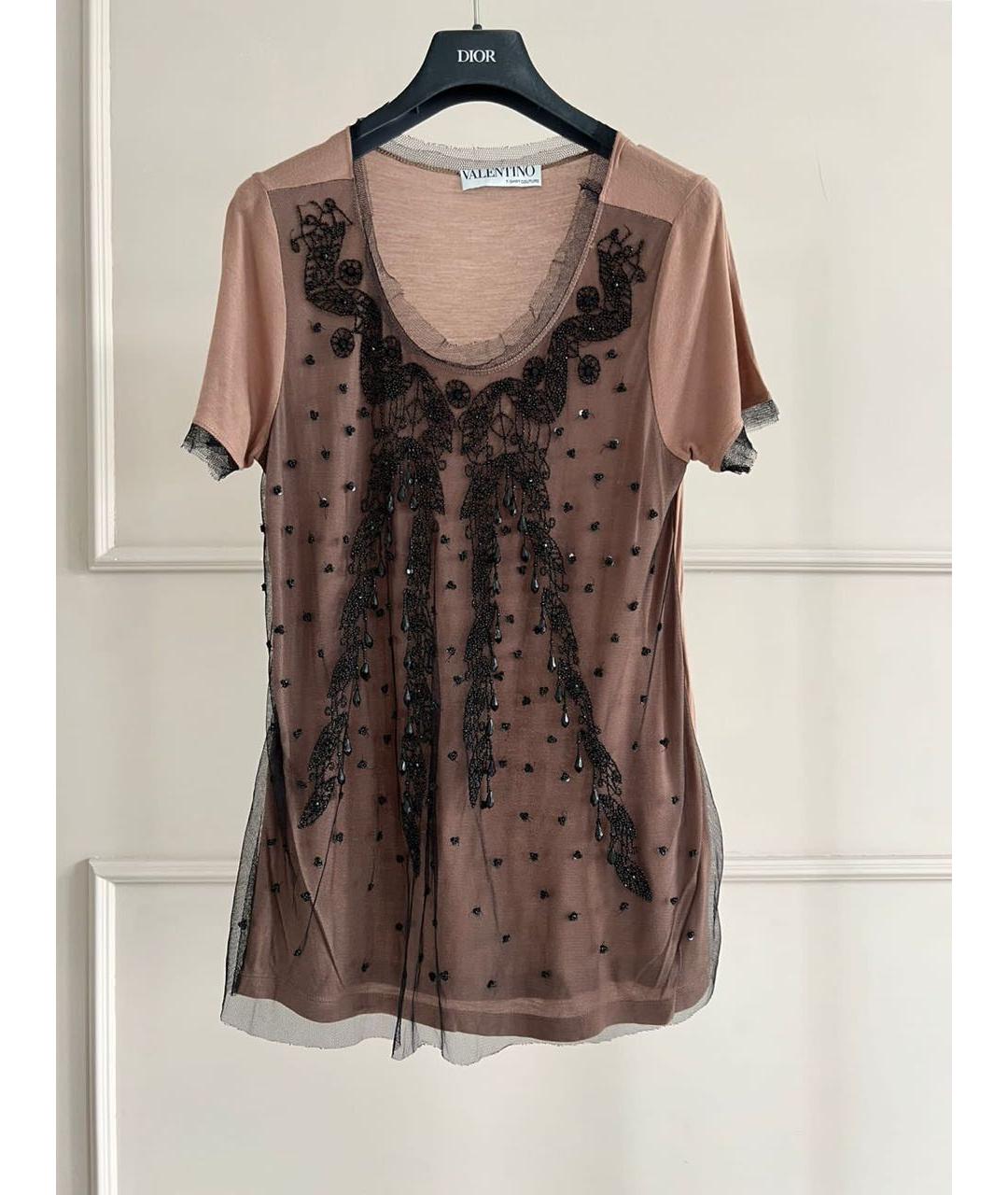 VALENTINO Коралловая футболка, фото 9