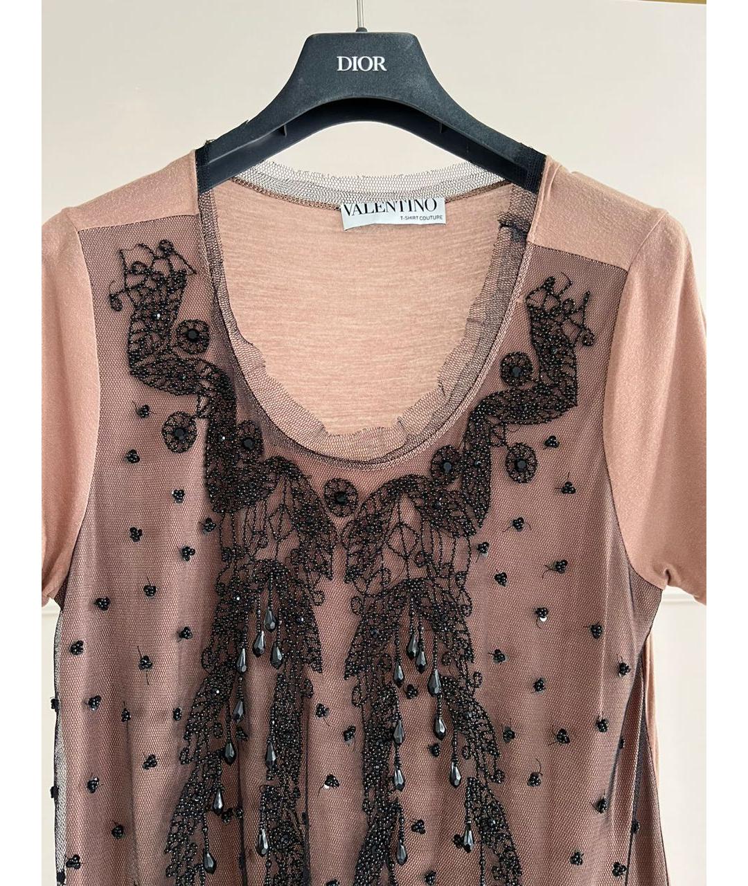 VALENTINO Коралловая футболка, фото 3