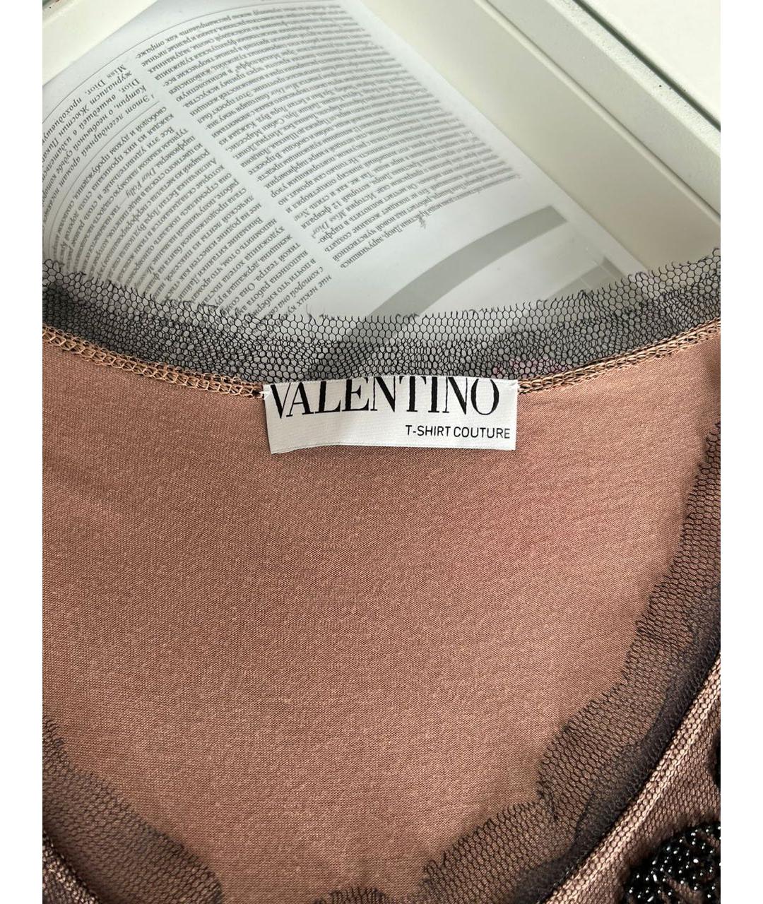 VALENTINO Коралловая футболка, фото 4