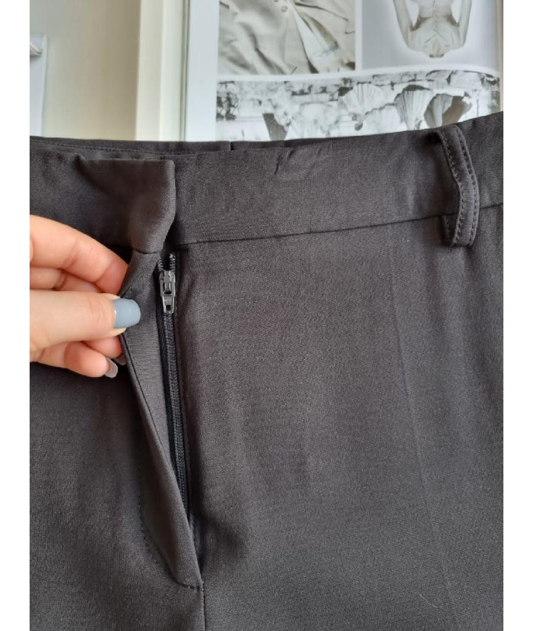 VALENTINO Темно-синие брюки широкие, фото 4