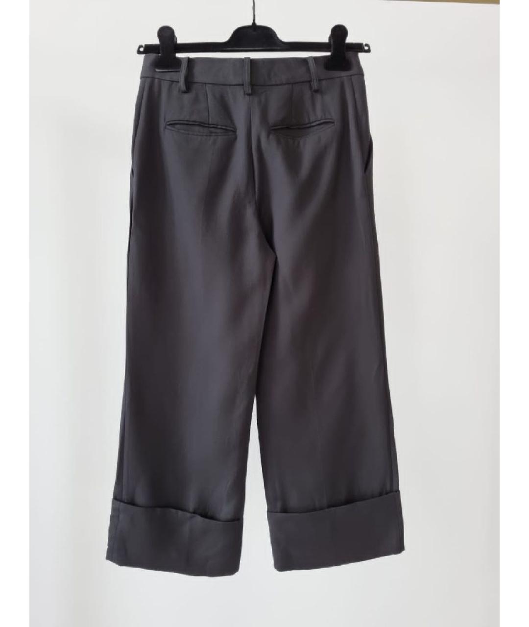 VALENTINO Темно-синие брюки широкие, фото 2