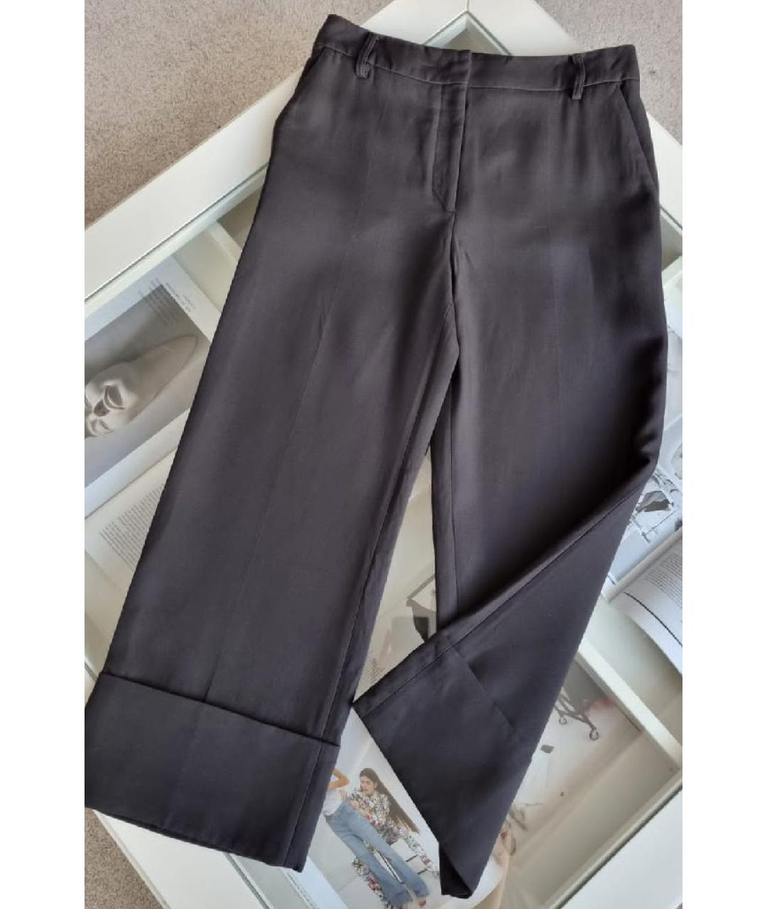 VALENTINO Темно-синие брюки широкие, фото 3