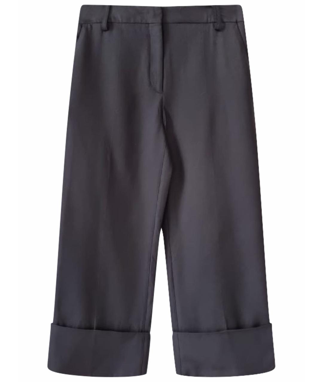 VALENTINO Темно-синие брюки широкие, фото 1