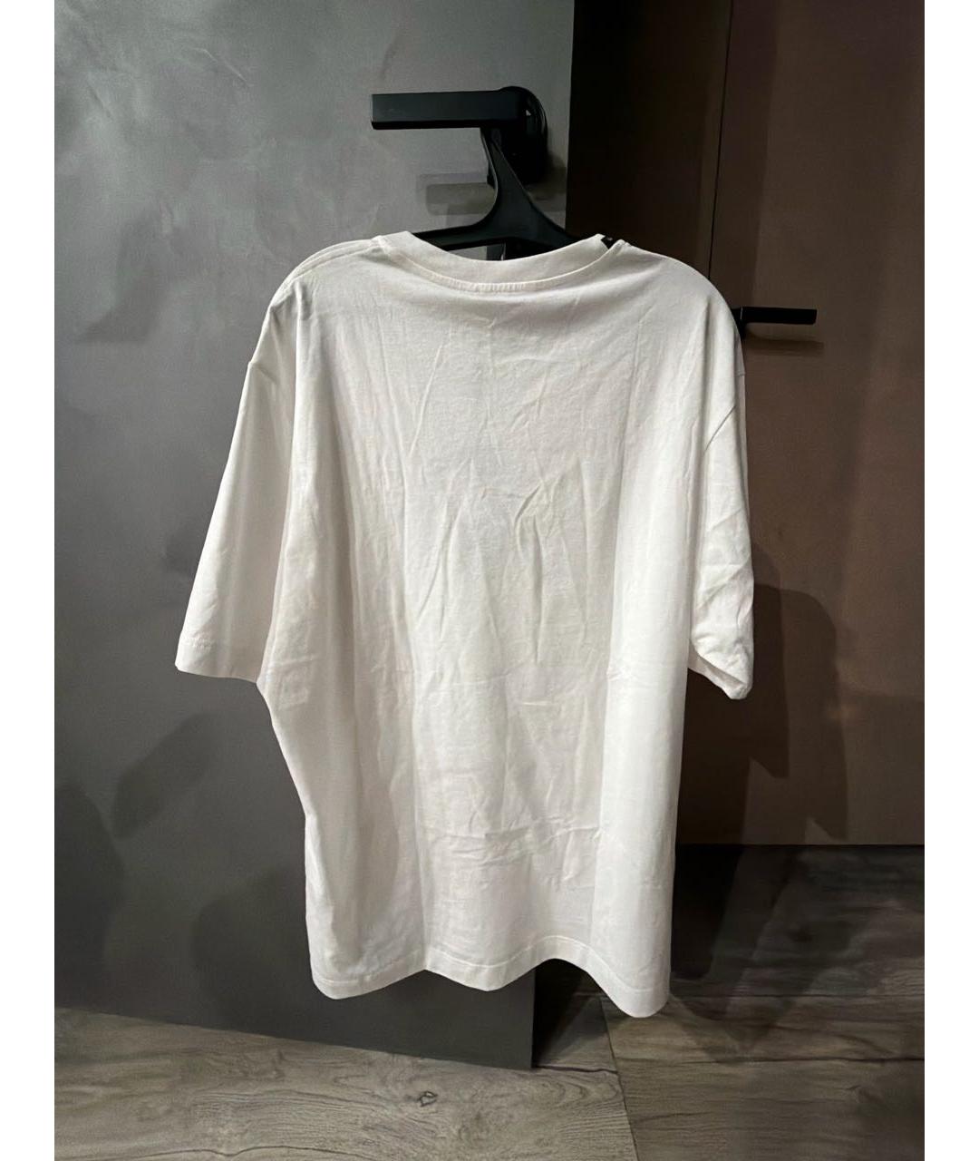 DOLCE&GABBANA Белая хлопковая футболка, фото 2