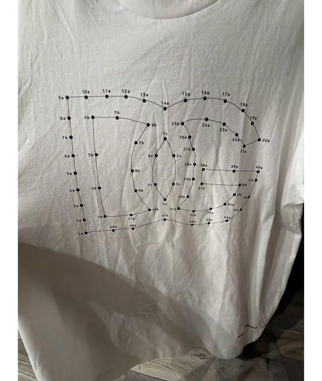 DOLCE&GABBANA Белая хлопковая футболка, фото 5