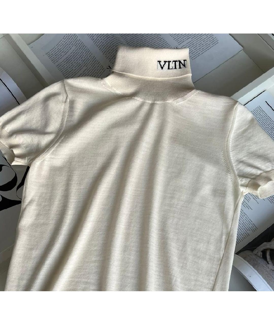 VALENTINO Бежевая футболка, фото 4