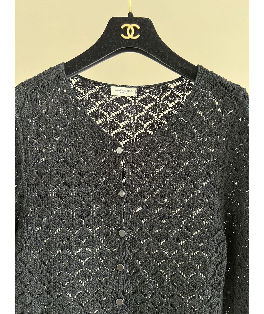 SAINT LAURENT Черный джемпер / свитер, фото 3