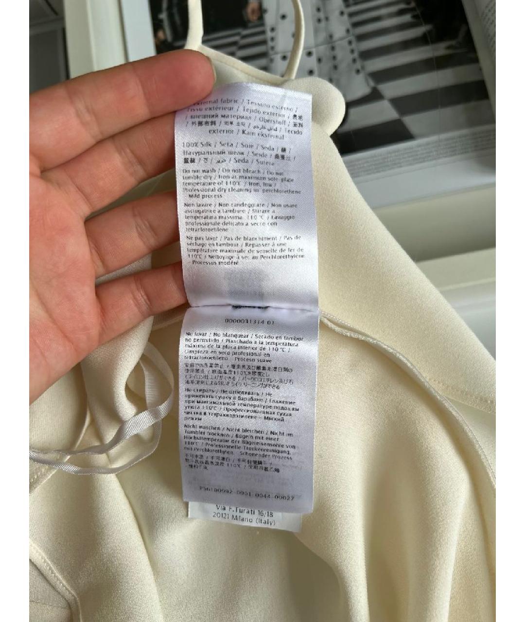 VALENTINO Бежевая майка, фото 6