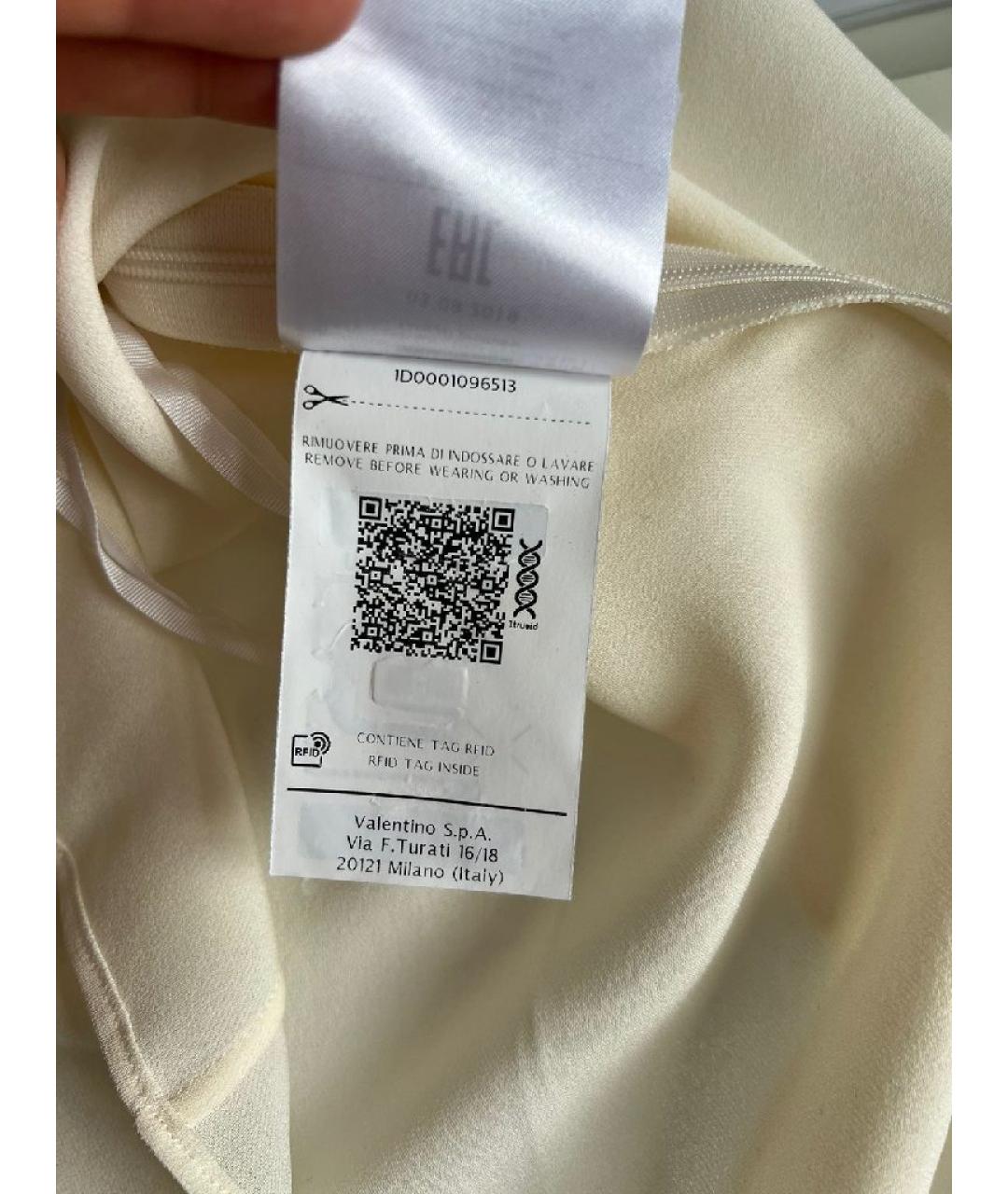 VALENTINO Бежевая майка, фото 8