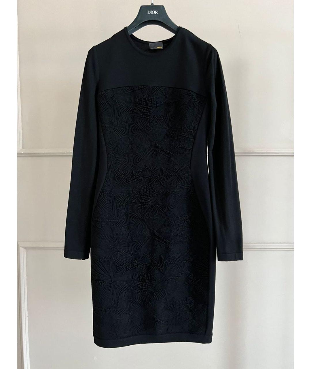 FENDI Черное повседневное платье, фото 9
