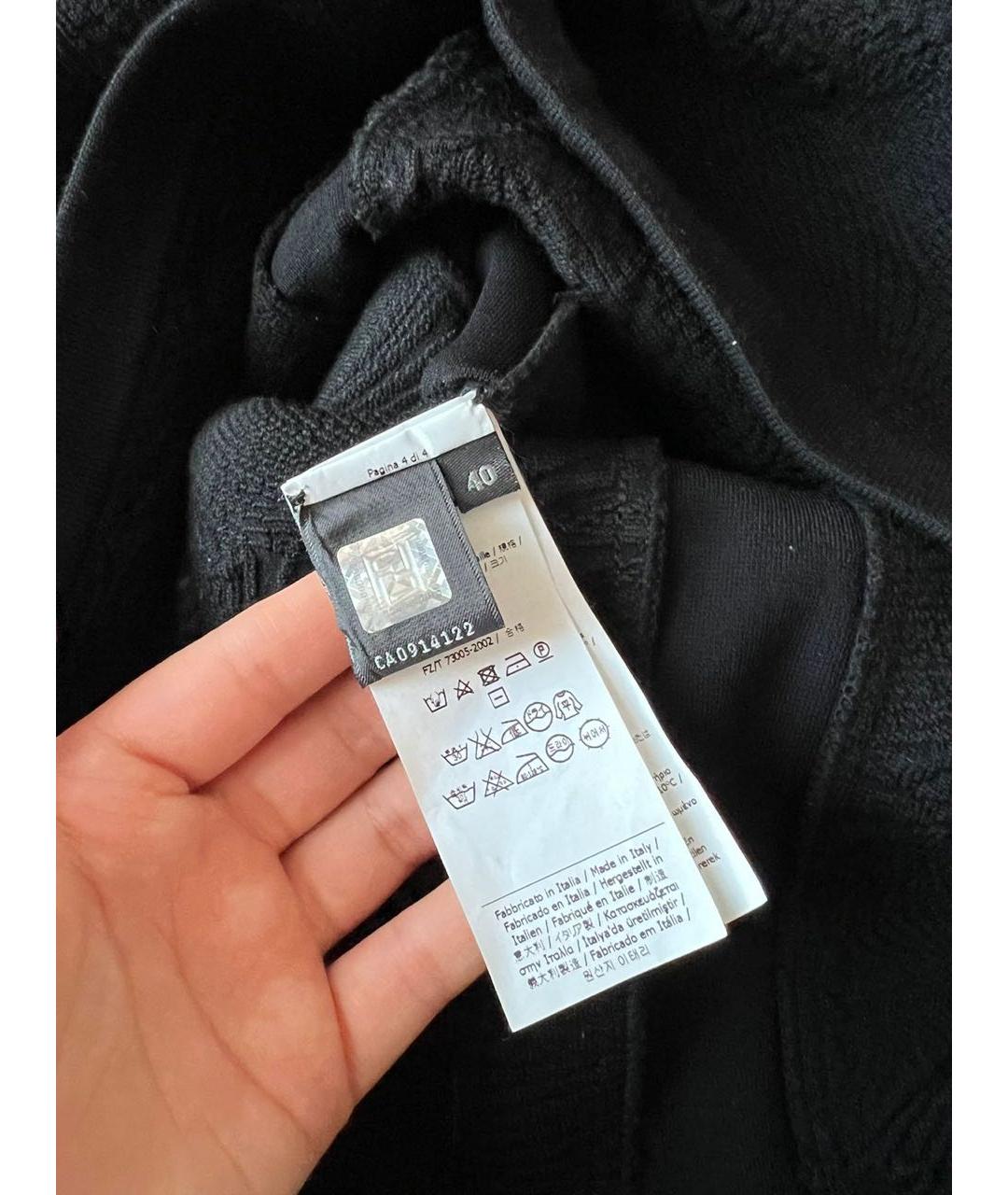 FENDI Черное повседневное платье, фото 5