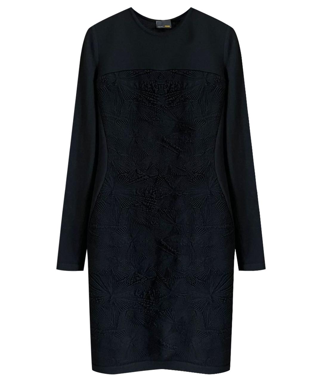 FENDI Черное повседневное платье, фото 1