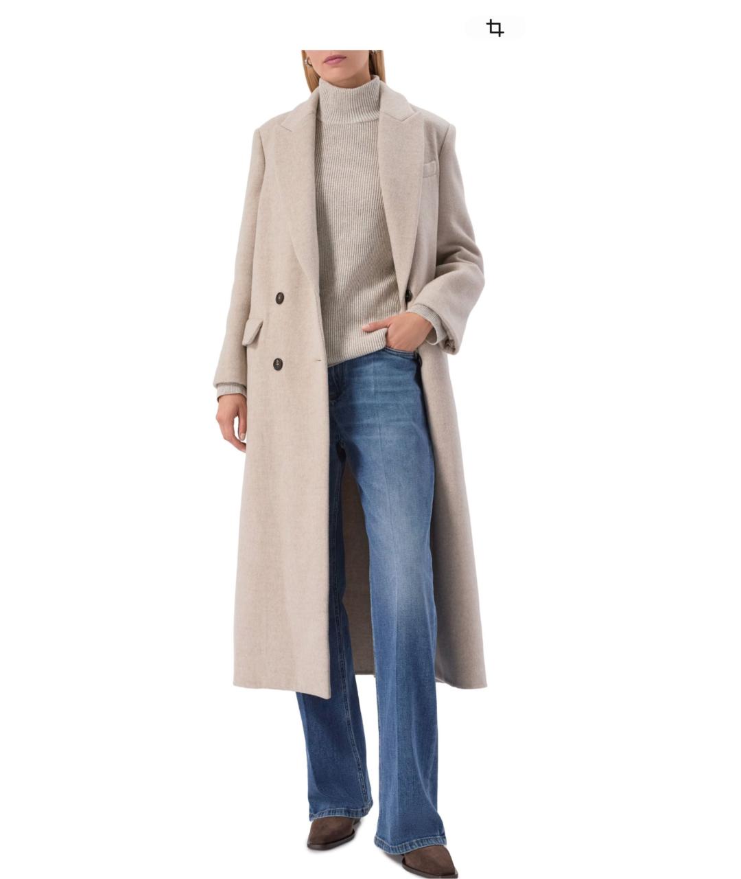 BRUNELLO CUCINELLI Бежевый кашемировый джемпер / свитер, фото 5