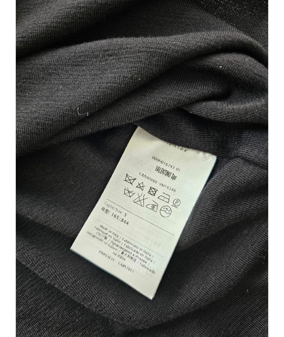 VALENTINO Черный джемпер / свитер, фото 5