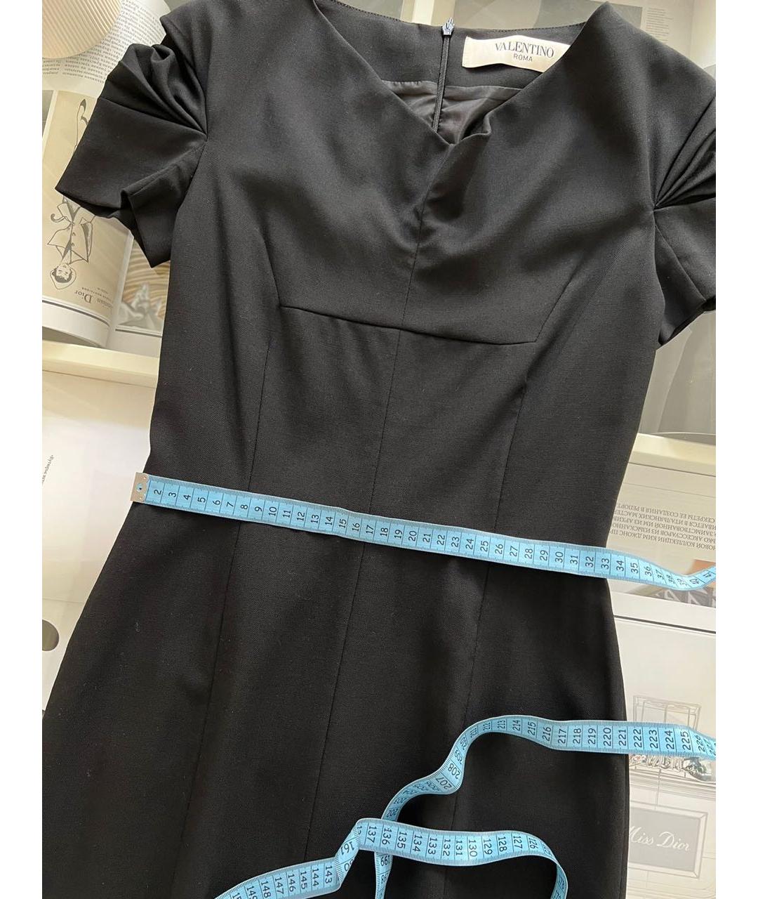VALENTINO Черное повседневное платье, фото 8
