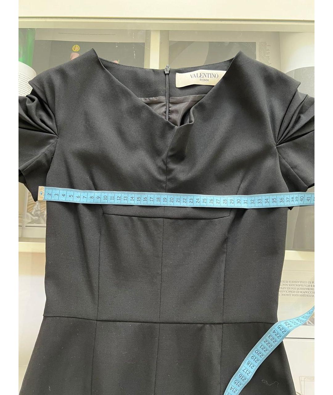 VALENTINO Черное повседневное платье, фото 7