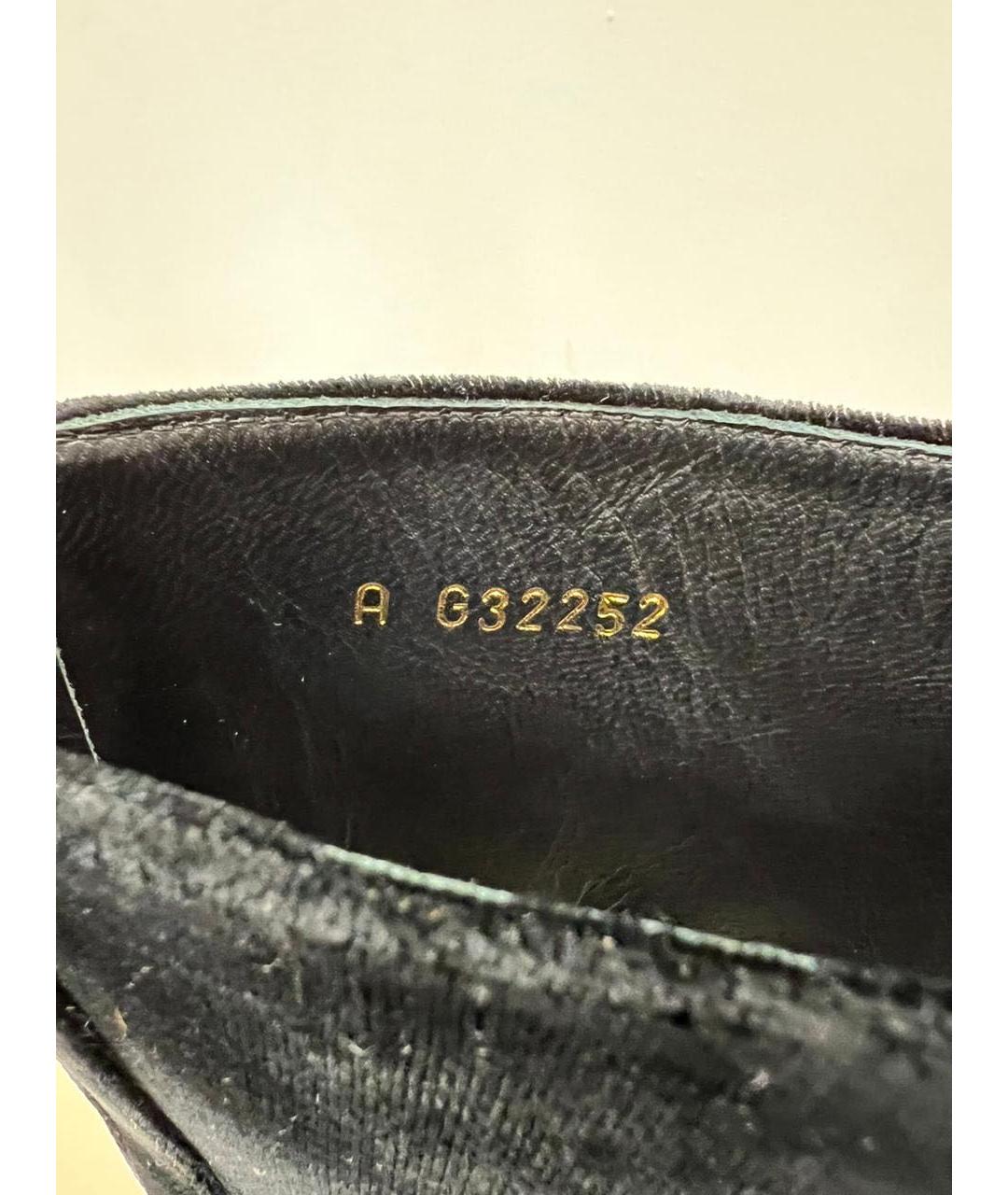 CHANEL Черные замшевые ботинки, фото 7