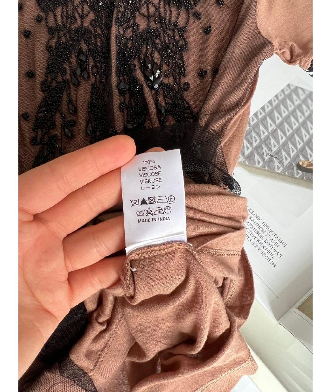 VALENTINO Коричневая футболка, фото 6