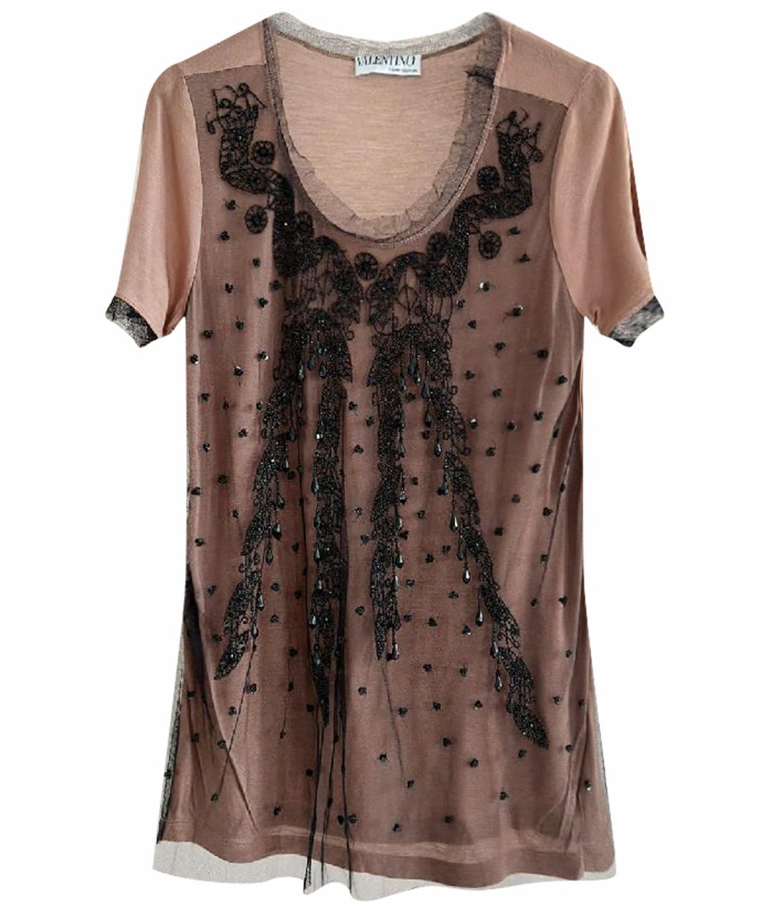 VALENTINO Коричневая футболка, фото 1