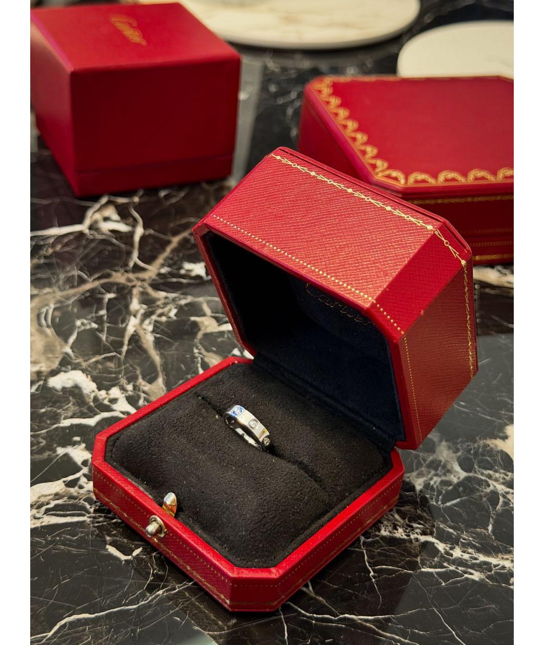 CARTIER Серебряное кольцо из белого золота, фото 4