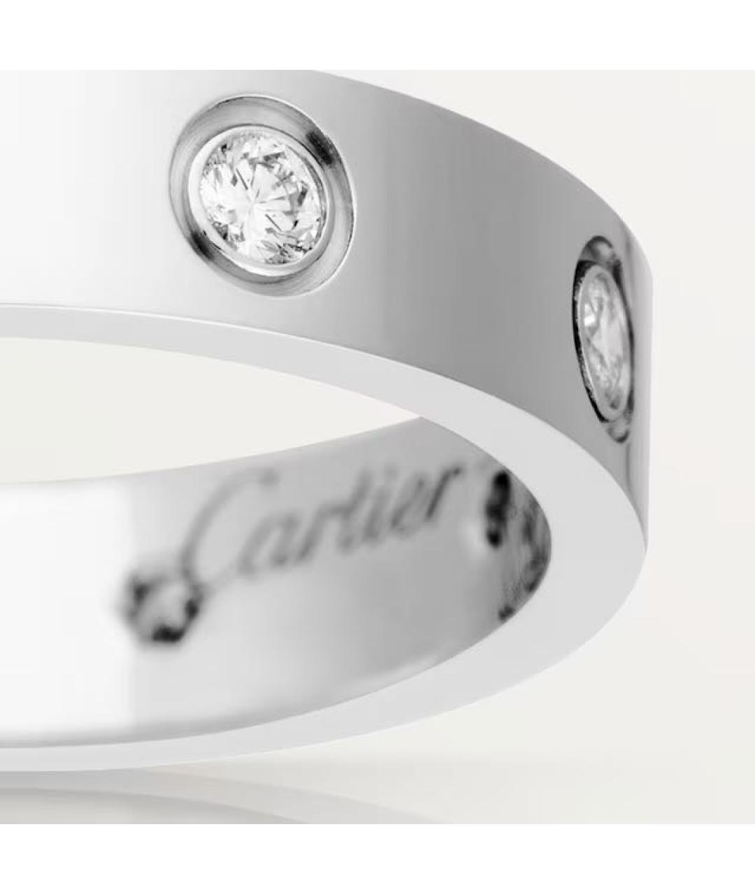 CARTIER Серебряное кольцо из белого золота, фото 2