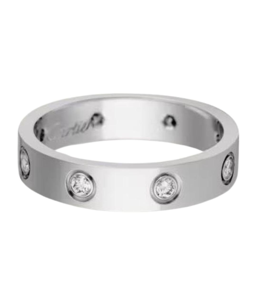 CARTIER Серебряное кольцо из белого золота, фото 1