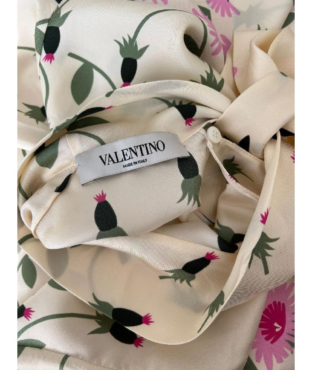 VALENTINO Мульти атласная футболка, фото 5