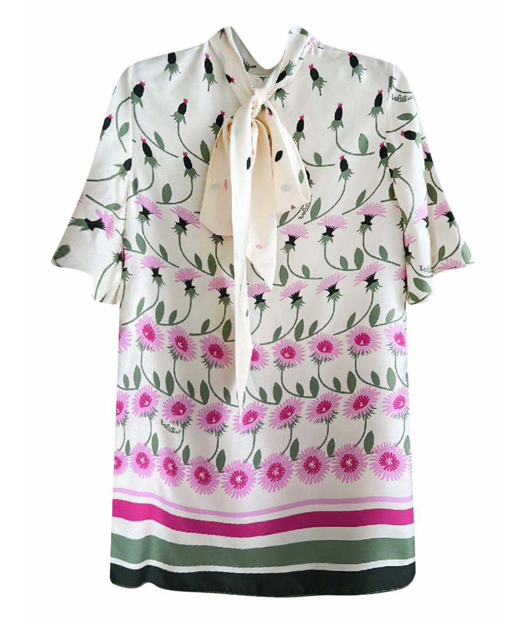 VALENTINO Мульти атласная футболка, фото 1