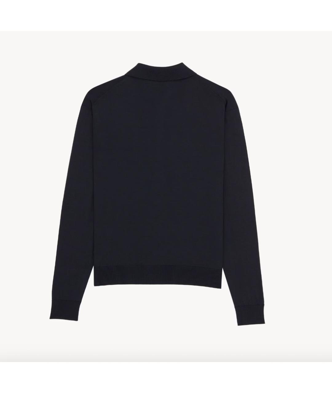 SAINT LAURENT Темно-синий джемпер / свитер, фото 3
