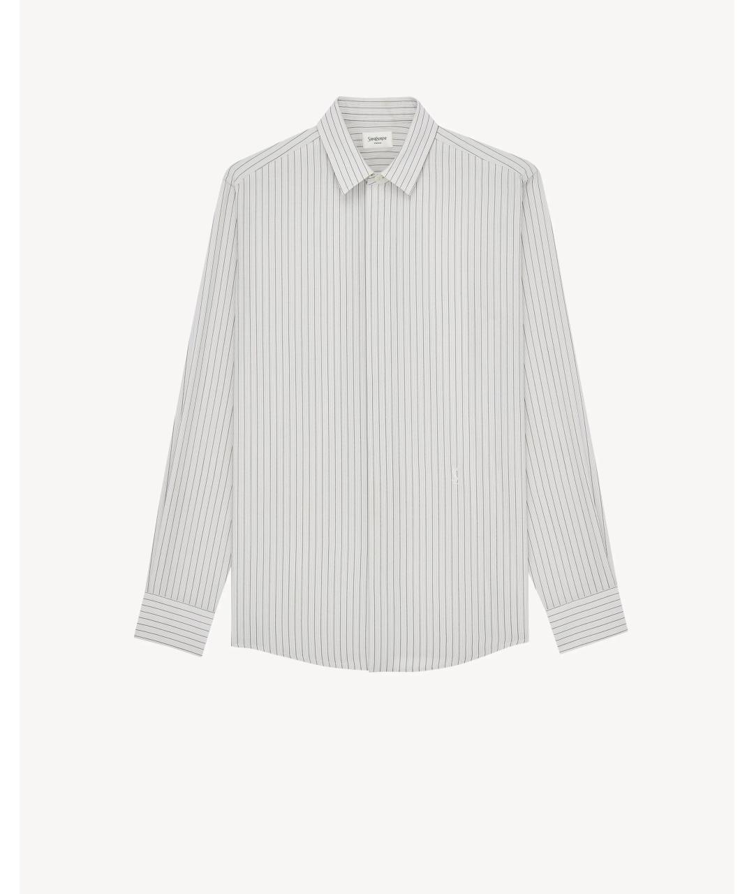 SAINT LAURENT Белая кэжуал рубашка, фото 3