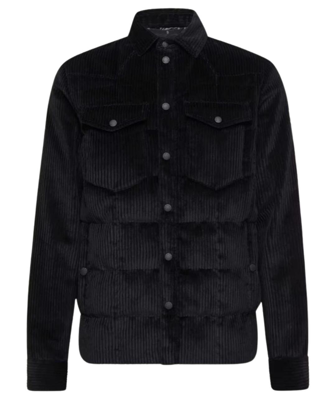 MONCLER Черный пуховик, фото 1