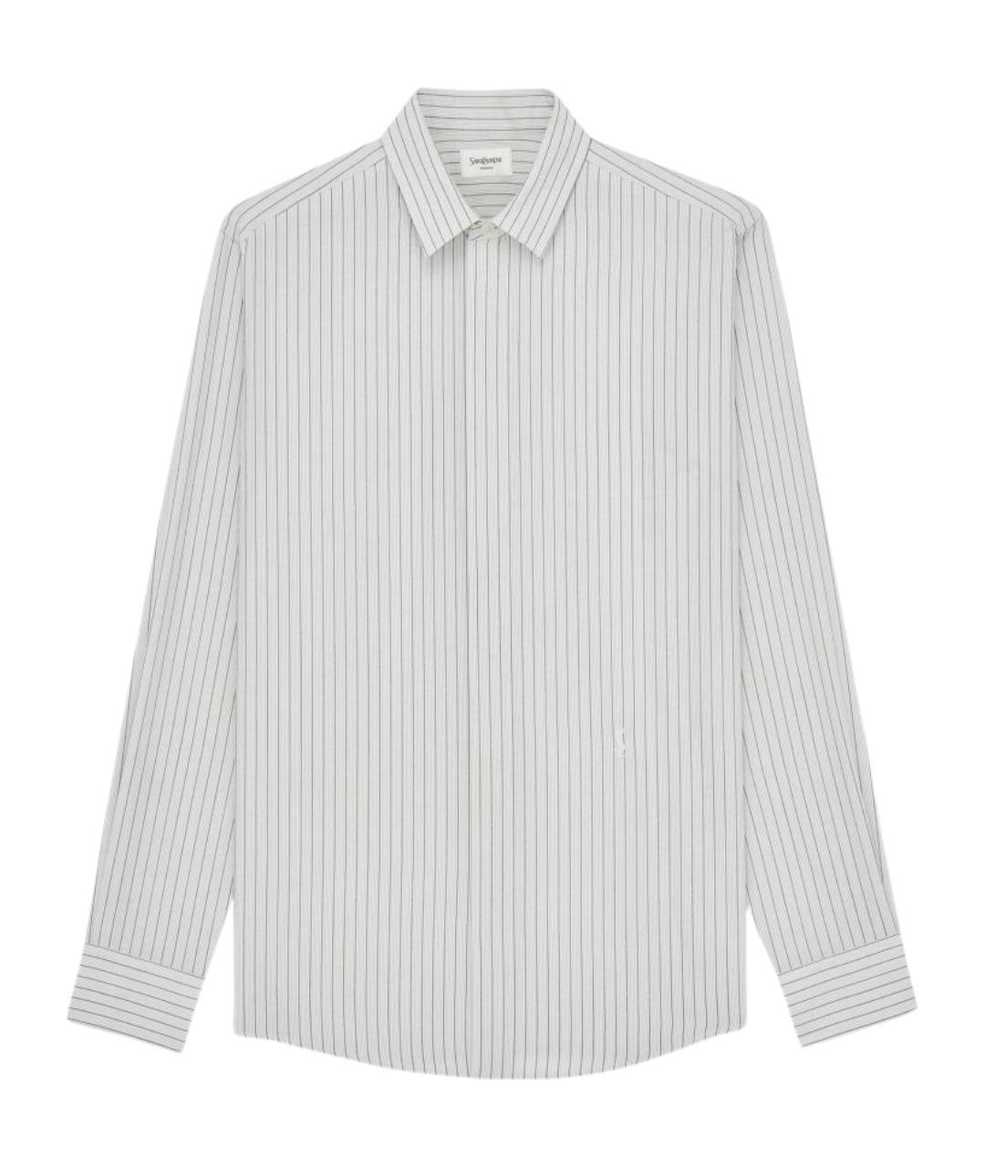 SAINT LAURENT Белая кэжуал рубашка, фото 1