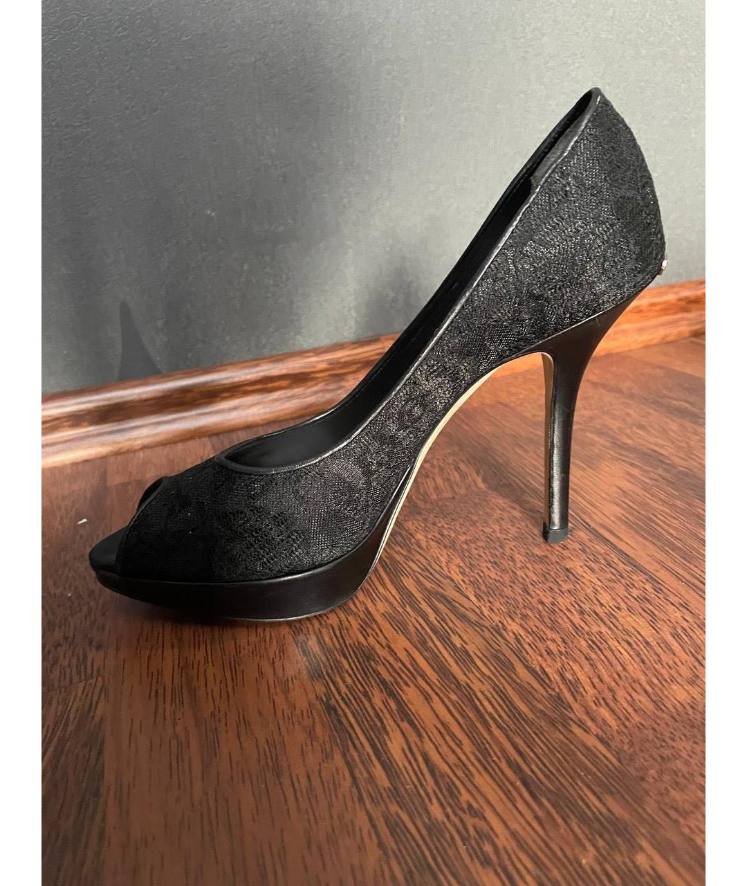 CHRISTIAN DIOR Черные кожаные туфли, фото 6