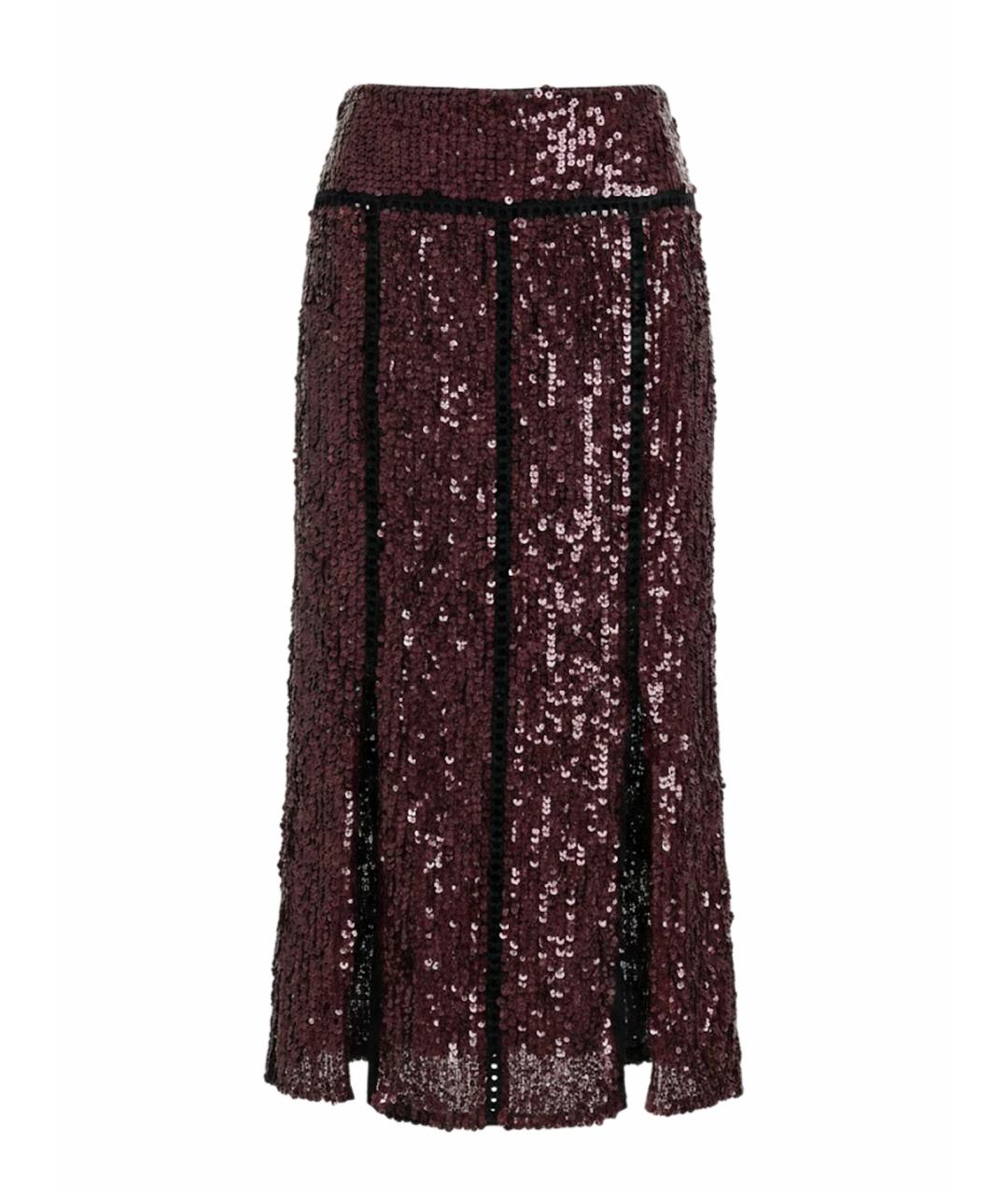 EMILIO PUCCI Бордовая юбка макси, фото 1