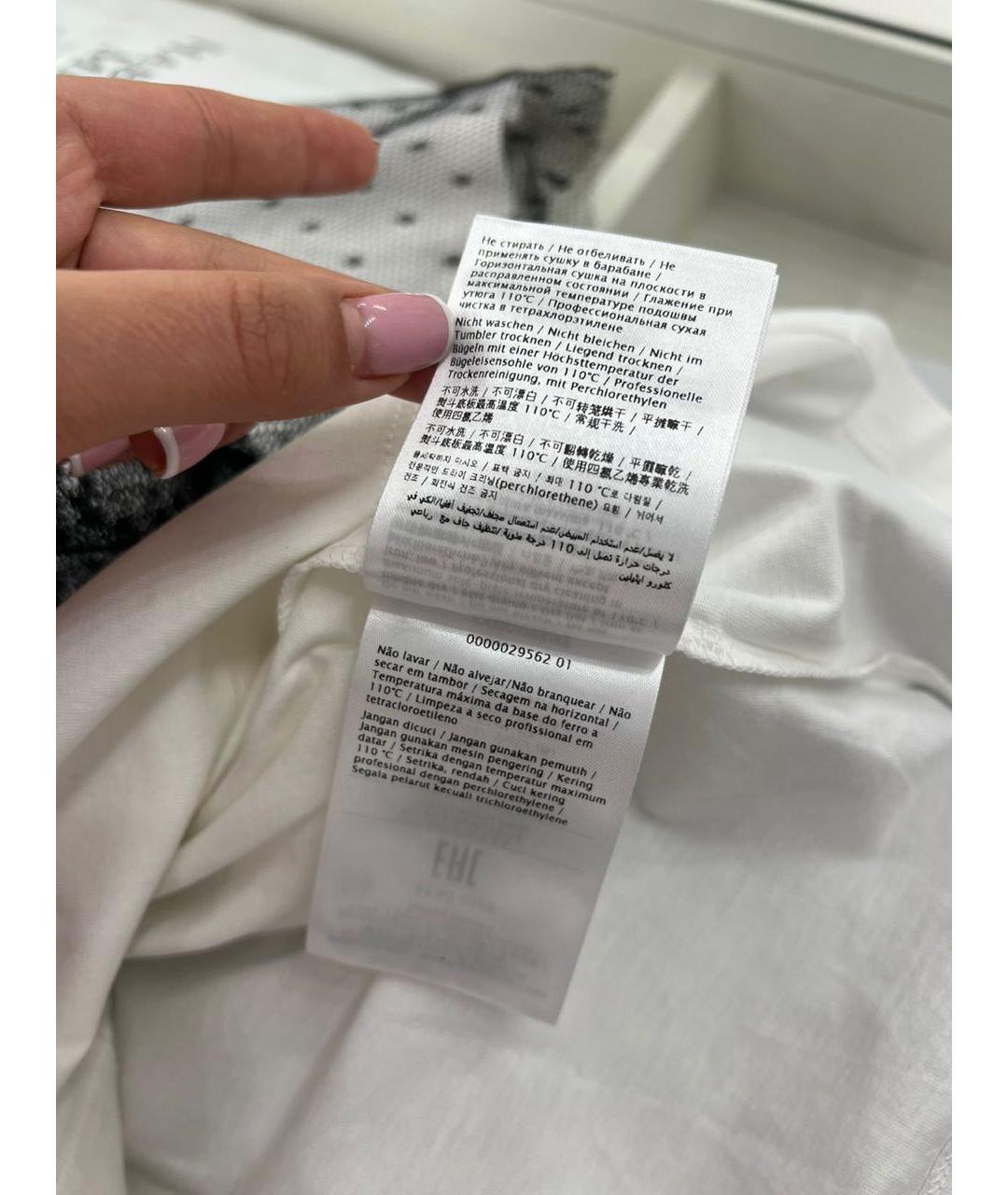 VALENTINO Белая футболка, фото 6