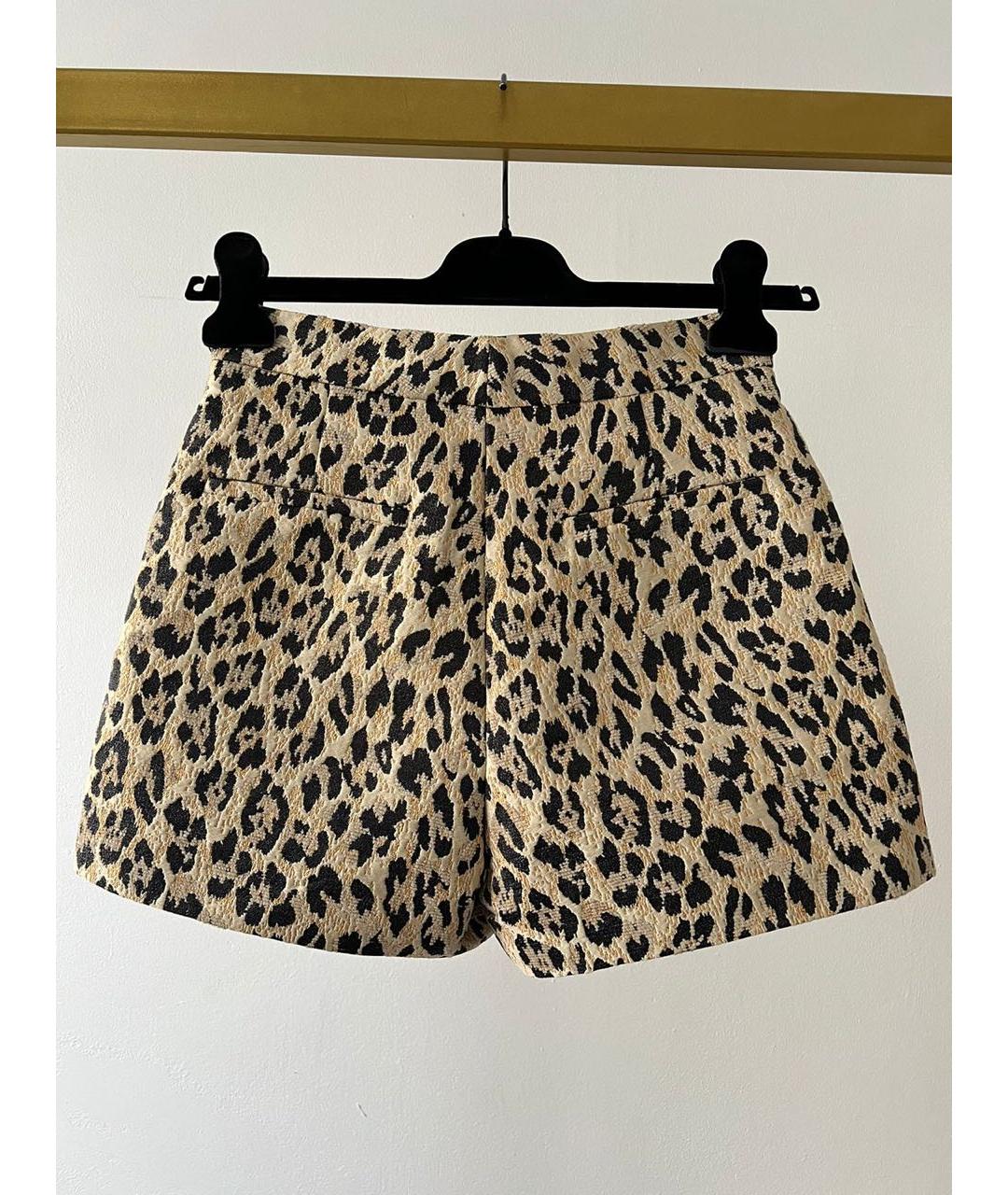 VALENTINO Золотые шорты, фото 2