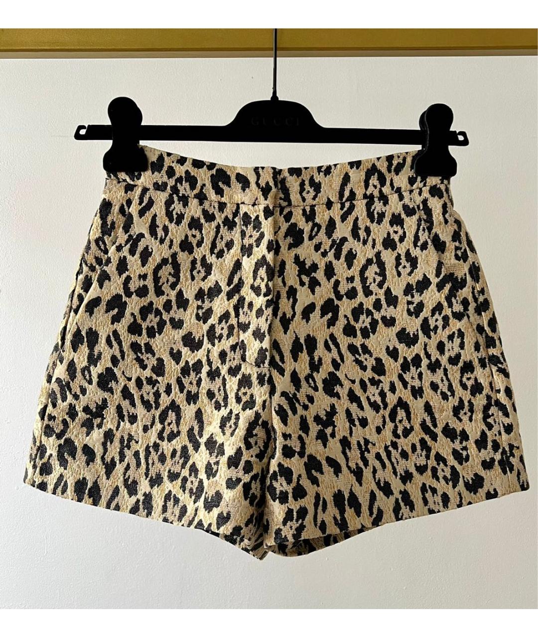 VALENTINO Золотые шорты, фото 8